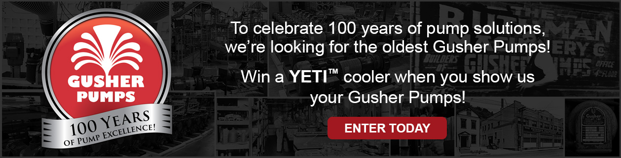 Gusher Pumps 100 Year Contest